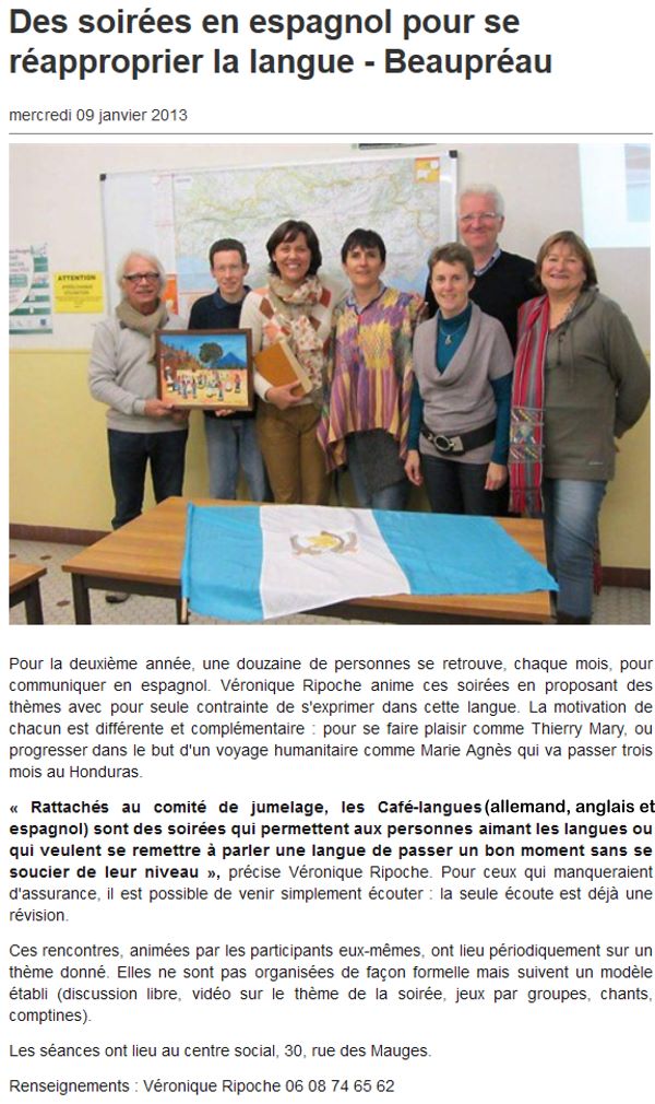 lieu de rencontre en anglais